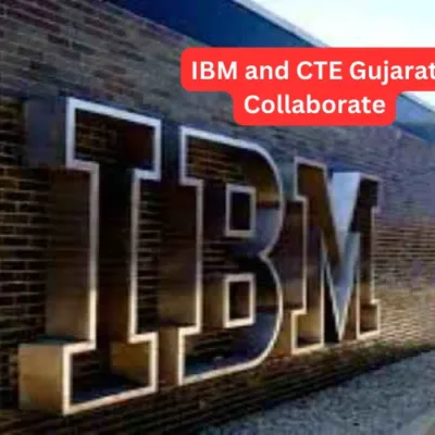 IBM and CTE Gujarat officials discussing technical education collaboration, focusing on AI, generative AI, cybersecurity, and hybrid cloud skills development.
