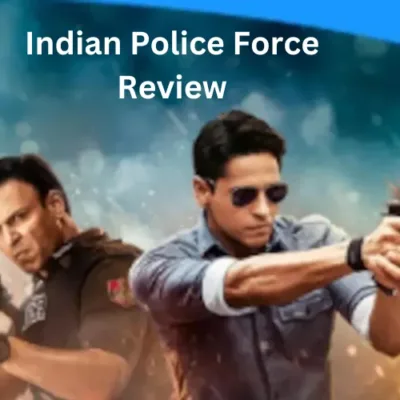 Indian Police Force web series poster featuring Sidharth Malhotra, Shilpa Shetty, and Vivek Oberoi.