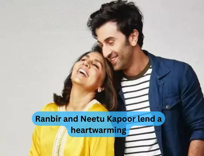 Ranbir Kapoor and Neetu Kapoor in a heartwarming moment, featured in Lay's 'Isey Kehte Hain Pyaar' campaign. The ad celebrates the timeless taste of Lay's and the enduring bonds it fosters across generations.