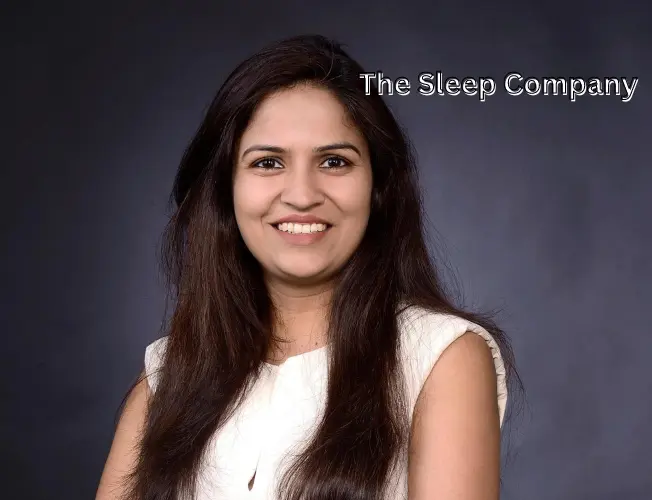 **Alt Text:** Priyanka Salot, Co-Founder of The Sleep Company, sharing insights on brand evolution - emphasizing authenticity, strategic innovation, customer-centricity, consistent communication, and agility in adapting to feedback.