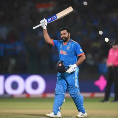 Rohit Sharma, India's cricket captain, contemplating player selection ahead of the second Test against England, highlighting the team's selection challenges.