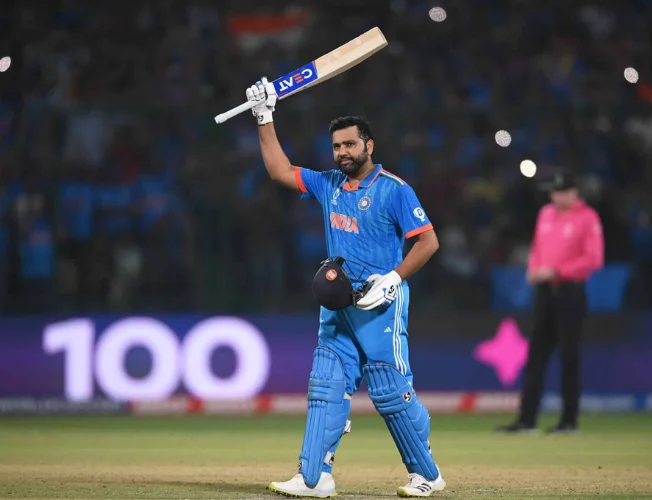 Rohit Sharma, India's cricket captain, contemplating player selection ahead of the second Test against England, highlighting the team's selection challenges.