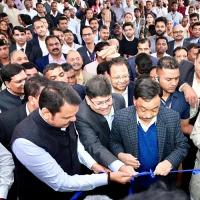 Union Minister Narayan Rane addressing a gathering, expressing concerns about Maharashtra's Maratha reservation extension.