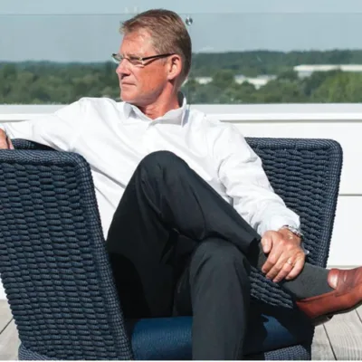 Lars Sørensen, former CEO of Novo Nordisk, engaged in a conversation.