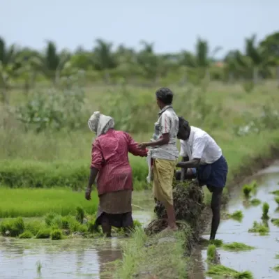 Government officials discussing potential increases in PM-KISAN scheme benefits and welfare initiatives, signaling positive developments for farmers and vulnerable sections of society.