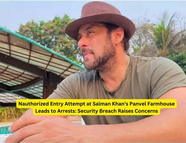 Two men arrested near Salman Khan's Panvel farmhouse. The incident, security concerns, and the individuals involved, explained. Stay updated on Bollywood news.