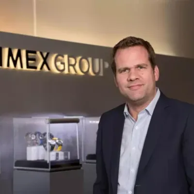 Tobias Reiss-Schmidt, President and CEO of Timex Group, speaking at an event.