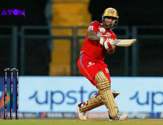 Sameer Rizvi batting during a match