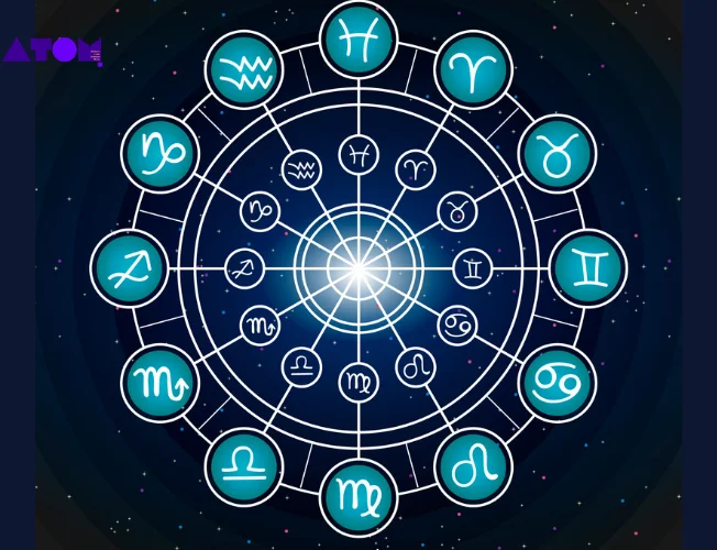 Zodiac signs representing daily horoscope predictions for March 22, 2024