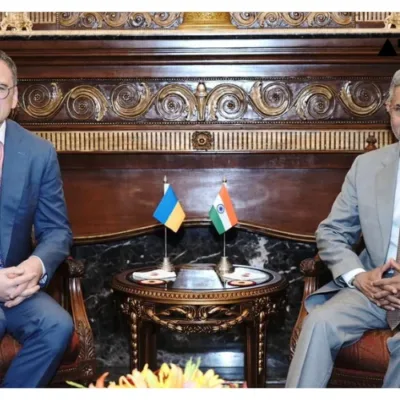 Ukraine Foreign Minister Discusses 'Peace Formula' with India