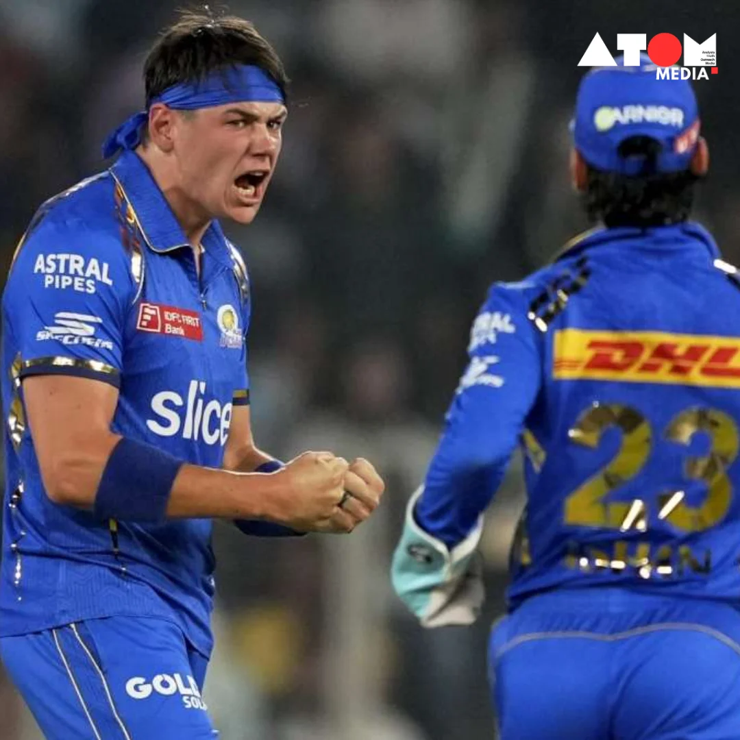 Gerald Coetzee celebrates after breaking Mayank Yadav's fastest ball record in IPL 2024
