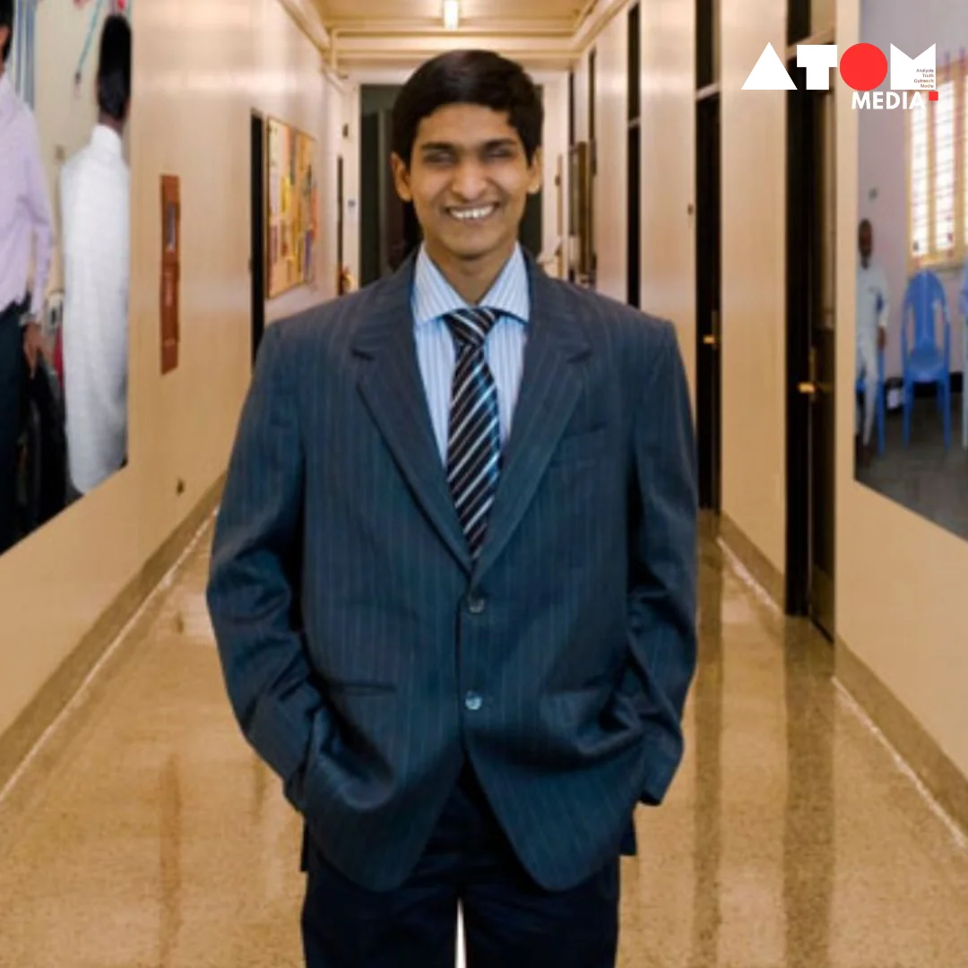 Srikanth Bolla, a blind entrepreneur, stands as a symbol of resilience and determination in the face of adversity.