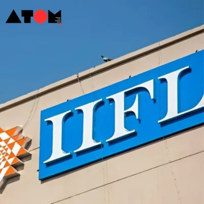 A file image displaying the IIFL Finance logo with text indicating the company's plan to raise $152 million by selling shares.