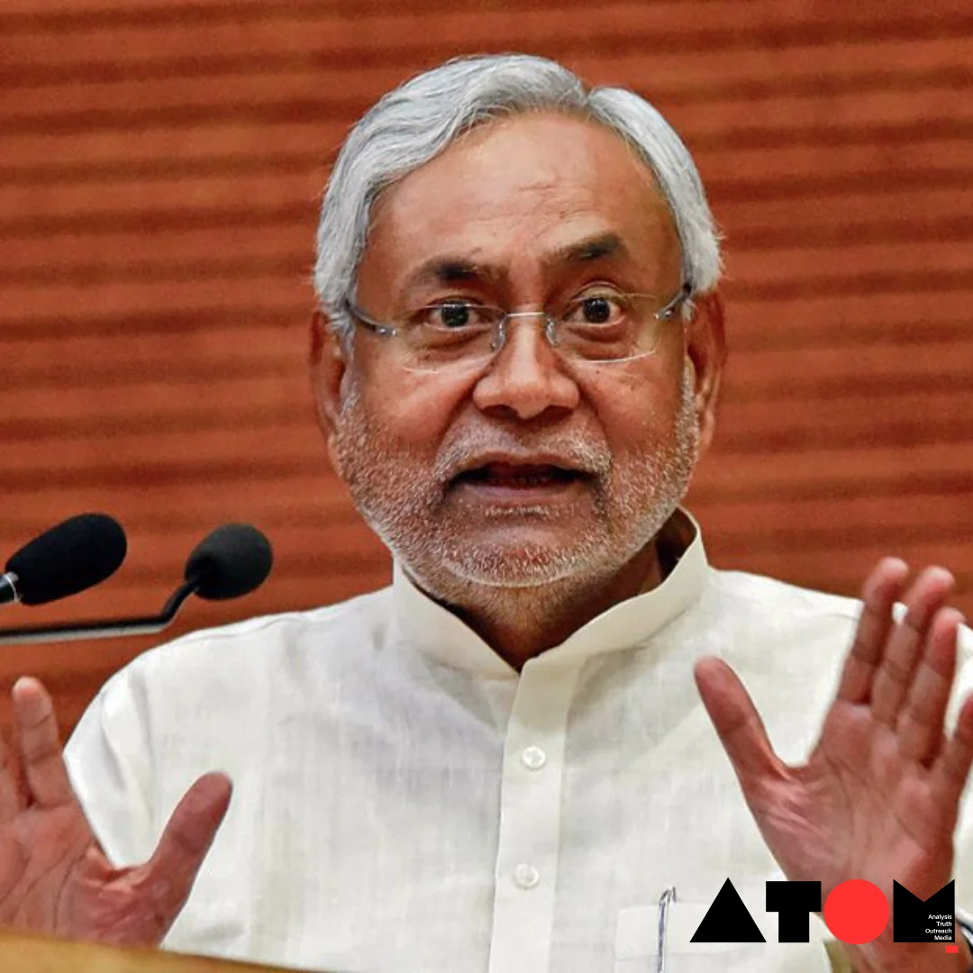 Chief Minister Nitish Kumar passionately addresses a crowd in Bihar, urging support for NDA and JD(U) candidates in the upcoming Lok Sabha elections.