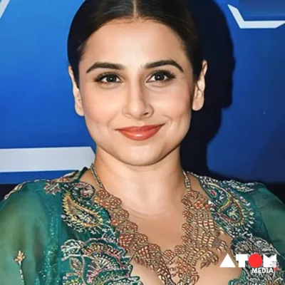 Vidya Balan, a Bollywood actor, is captured speaking during an interview, reflecting on the polarisation within society and her philanthropic beliefs.