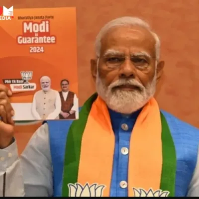 BJP Releases 2024 Election Manifesto, PM Modi Emphasizes Dignity