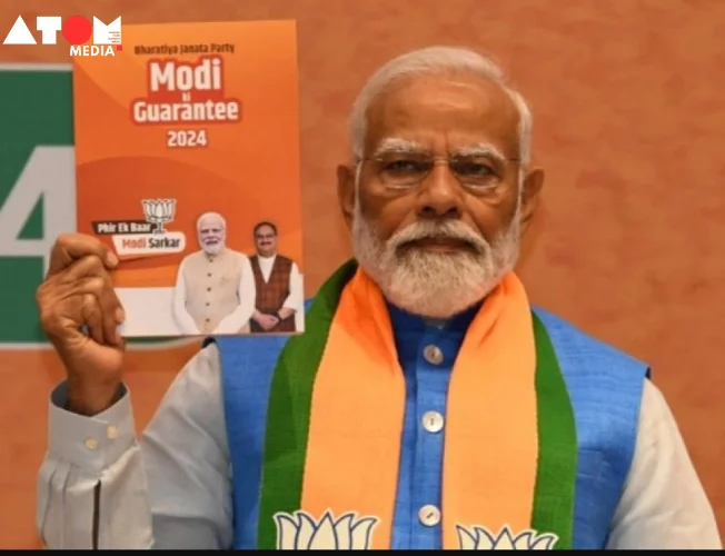BJP Releases 2024 Election Manifesto, PM Modi Emphasizes Dignity