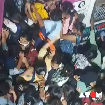 Chaos at Thane Railway Station Amid Storm Delay