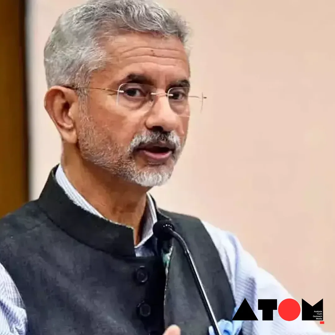 S Jaishankar, External Affairs Minister of India, speaking at a press conference