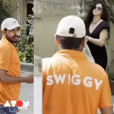 Swiggy delivery agent's professionalism with Taapsee Pannu