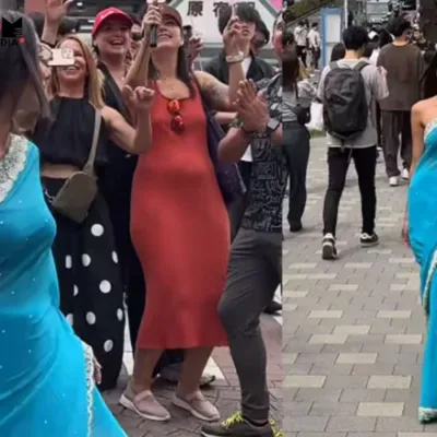 Saree in Japan! Indian Woman Stuns Tokyo Streets