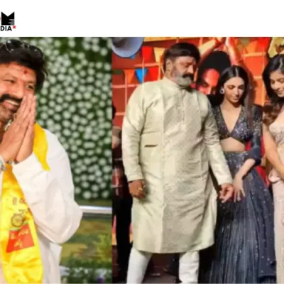 Telugu superstar Nandamuri Balakrishna shoves actress Anjali on stage during the 'Gangs of Godavari' pre-release event, sparking backlash and criticism online.