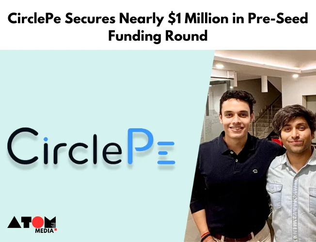 CirclePe logo on a smartphone screen with money symbols representing their zero-deposit solution.