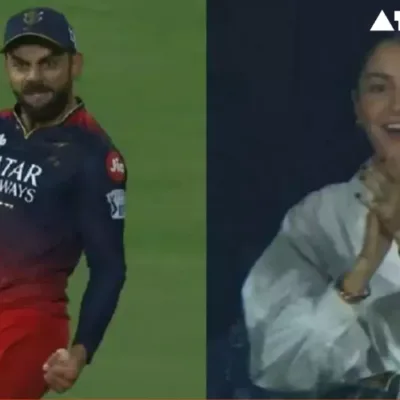 Anushka Sharma's Celebratory Gesture Highlights RCB's Remarkable Turnaround in IPL 2024