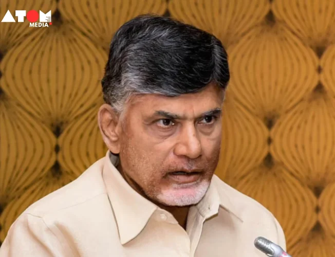 Chandrababu Naidu celebrating victory with supporters in Andhra Pradesh