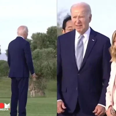 Joe Biden Trolled for 'Wandering Off' at G7 Summit in Italy