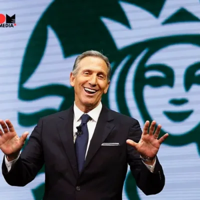 Starbucks ceo addressing the conference