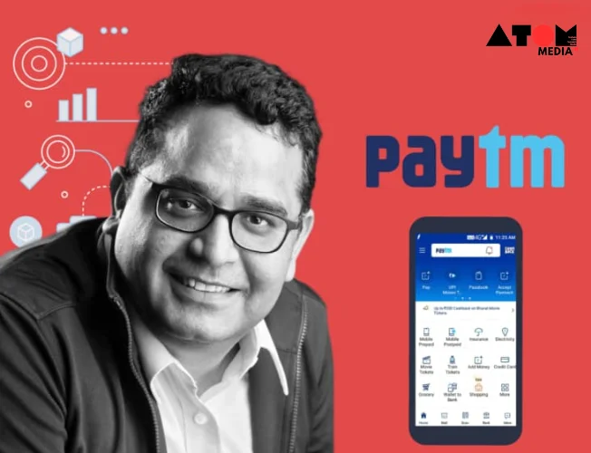 Paytm and Zomato logos displayed together in a digital composite."