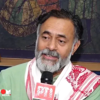 Yogendra Yadav discussing the 2024 Lok Sabha election results in an interview.