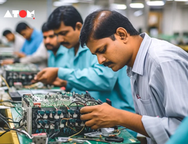 India aims for a massive leap in electronics manufacturing, targeting $500 billion by FY30. NITI Aayog outlines a roadmap to create millions of jobs.