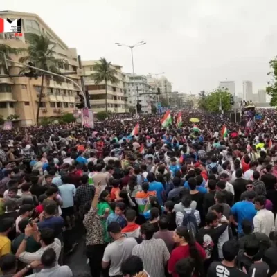 Watch: Indian Cricket Fans Show Compassion During Victory Parade, Make Way for Ambulance