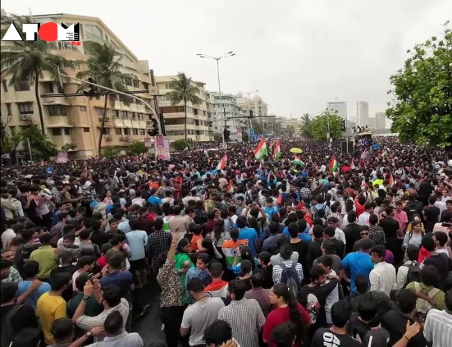 Watch: Indian Cricket Fans Show Compassion During Victory Parade, Make Way for Ambulance