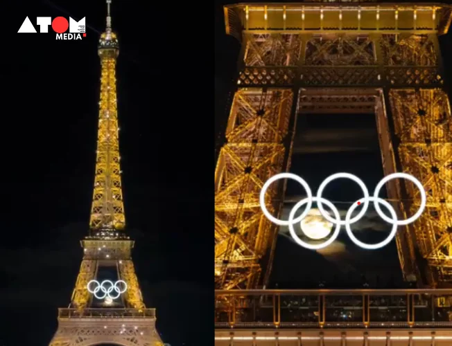 As Paris prepares to host the 2024 Summer Olympics, a breathtaking video has captivated social media, showing the full moon passing through the Olympic rings on the iconic Eiffel Tower. This mesmerizing sight, shared by the official French Olympics handle, Jeux Olympiques, has gone viral, offering a unique prelude to the games set to begin on July 26 and conclude on August 11.