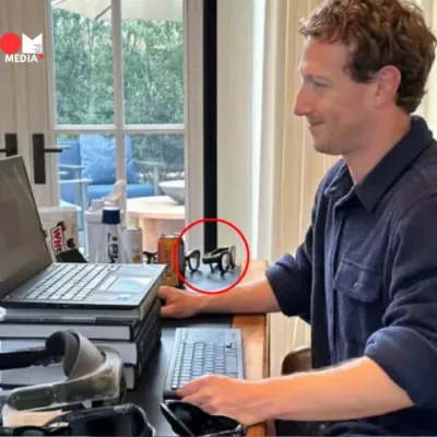 Tech mogul Mark Zuckerberg's surprisingly modest workspace has captured the internet's attention. A photo revealing his laptop, books, and multiple glasses has sparked speculation about Meta's upcoming AR glasses. Zuckerberg's down-to-earth setup has also resonated with many, highlighting a relatable side to the tech billionaire.